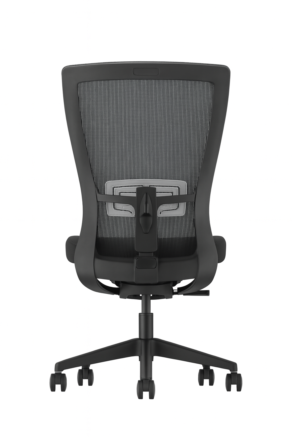 Preloved ergonomic mesh office chair – black, swivel & adjustable
