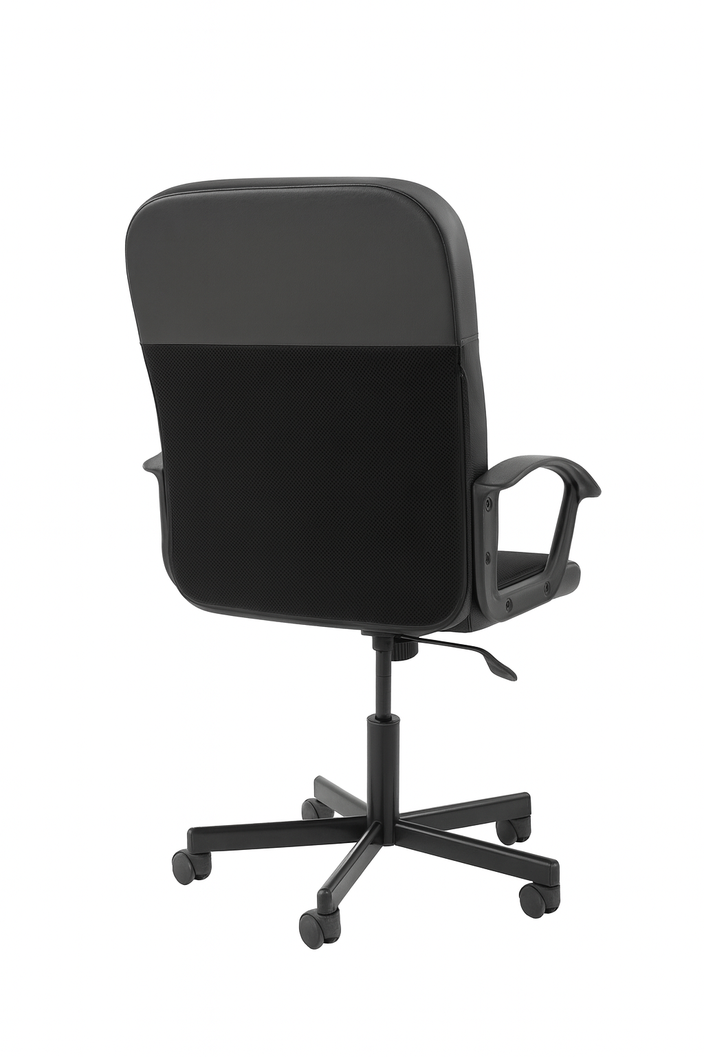 RENBERGET Swivel chair - Preloved IKEA Black Swivel Office Chair – Adjustable, With Armrests